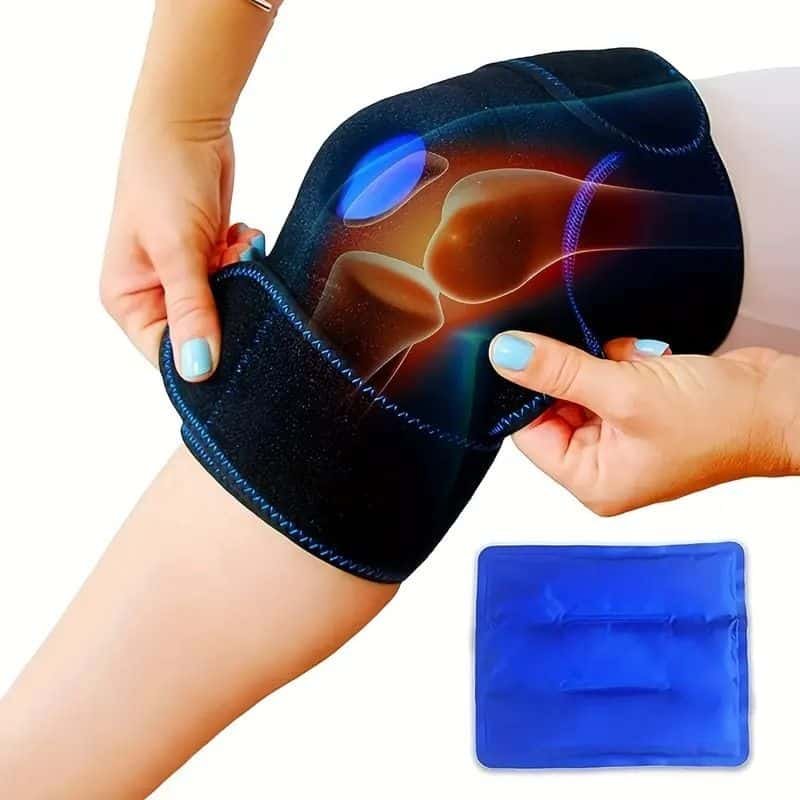 Soporte Rodilla Con Gel Pack Para Frío / Calor - Imagen 2