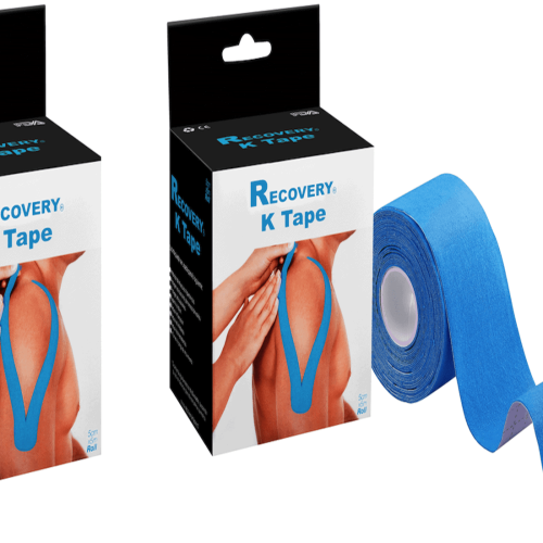Duo Pack Cinta/Tape Kinesiológico Azul 5cmx5mt Precortada