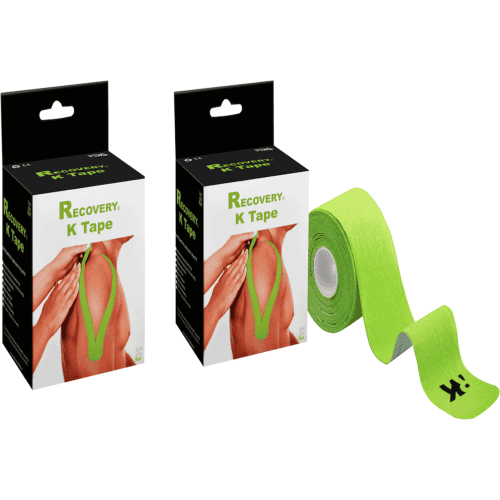 Duo Pack Cinta/Tape Kinesiológico Verde 5cmx5mt Precortada