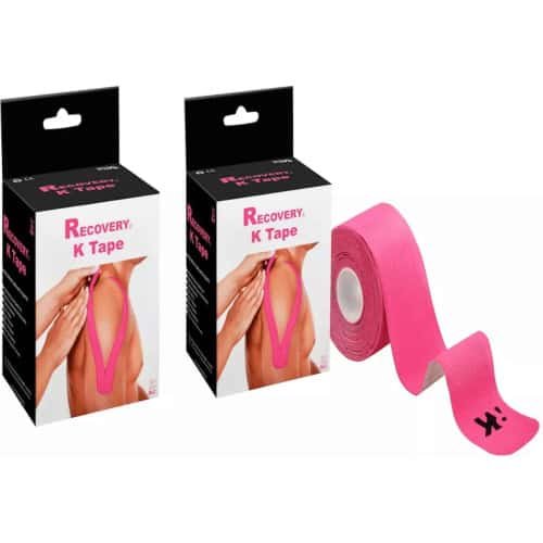 Duo Pack Cinta/Tape Kinesiológico Rosado 5cmx5mt Precortada