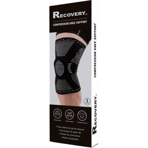 Pack Rodillera Deportiva Ortopédica con Soporte Lateral - Artritis Gym - Gris - Imagen 6