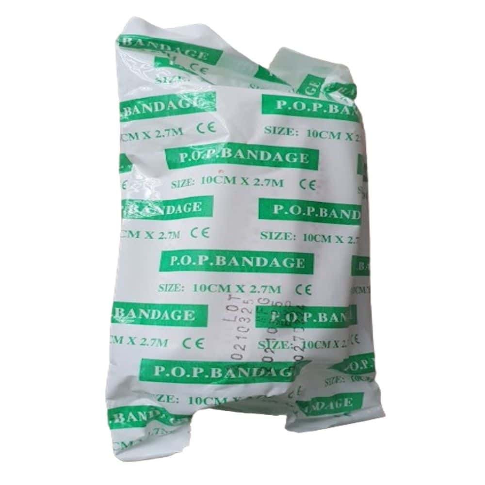 Pack 10 Venda Yeso 10cmx 2,7mt Yesoterapia, Lesiones - Imagen 2