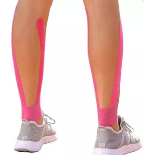 Tape Kinesiológico Precortado Rosado 5 cm x 5mt - Imagen 3