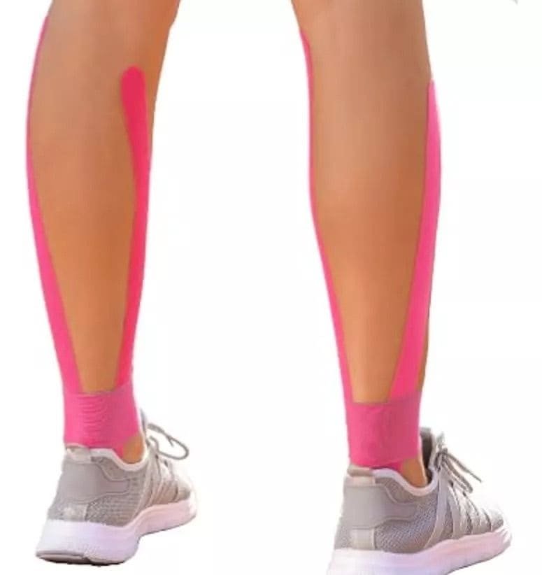 Tape Kinesiológico Precortado Rosado 5 cm x 5mt - Imagen 3