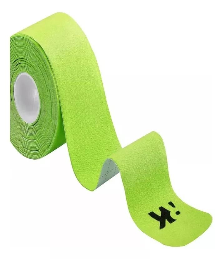 Tape Kinesiológico Precortado Verde 5 cm x 5mt - Imagen 2
