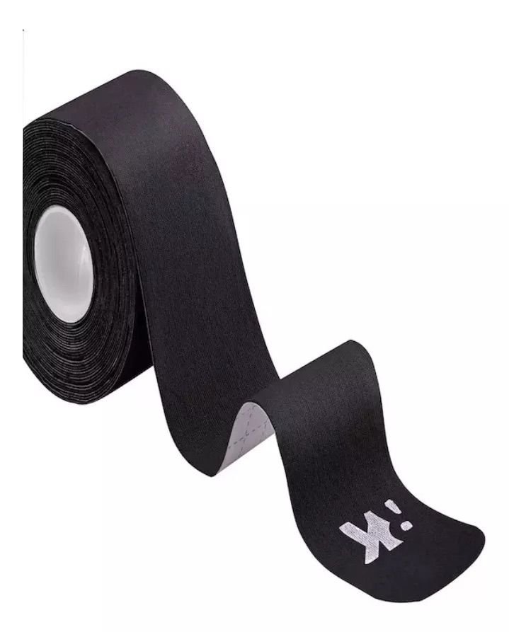 Tape Kinesiológico Precortado Negro 5 cm x 5mt - Imagen 2