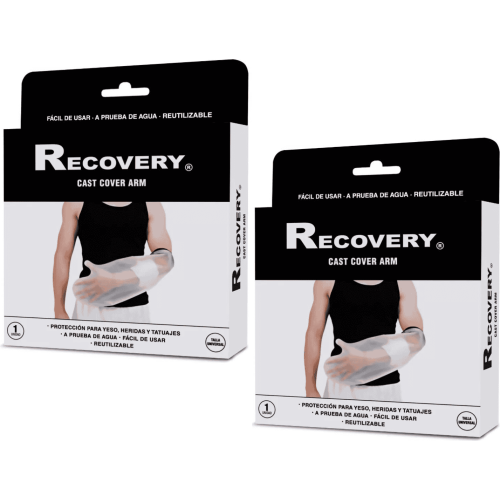 Duo Pack Protector Impermeable para Brazo Vendaje, Yeso