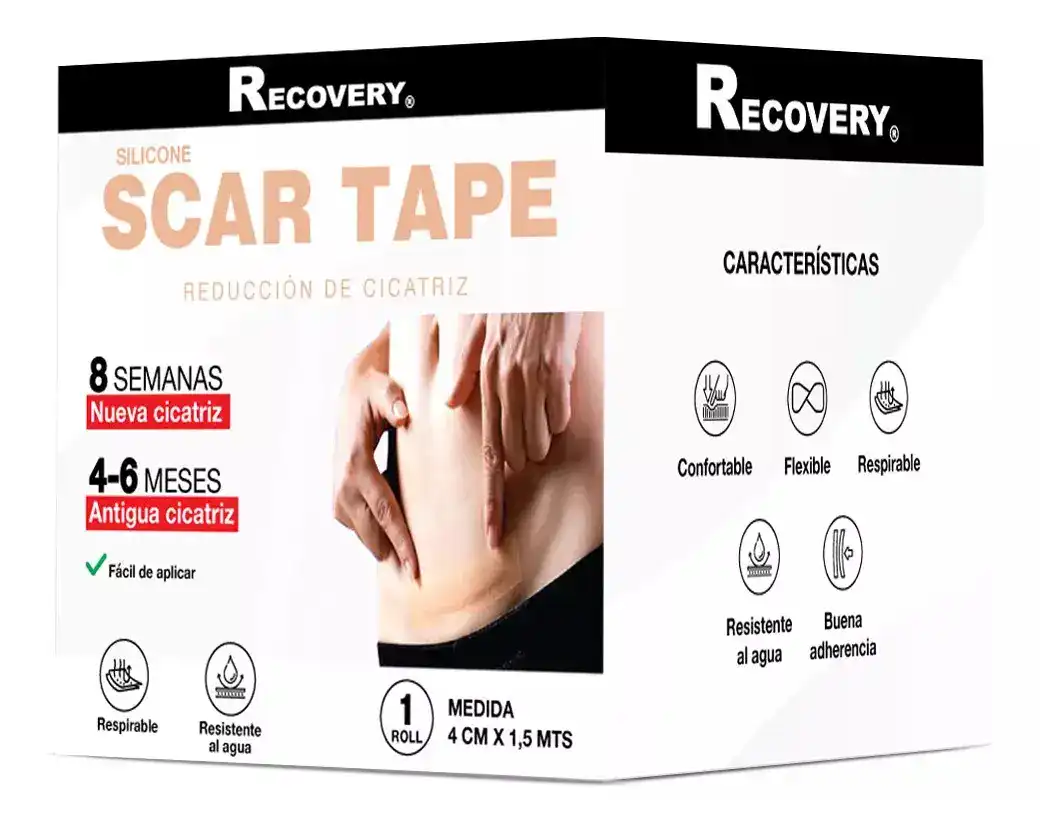 Parche Silicona Cesárea Reduce Cicatriz 4cmx1,5mt - Imagen 5